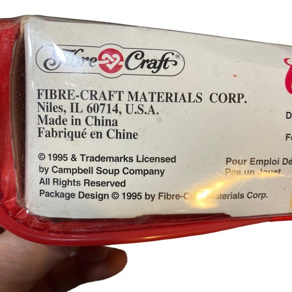 Campbell Soup Kids Vintage 1995 Fibre Craft Collector 5" Plastic Case - Picture 6 of 12